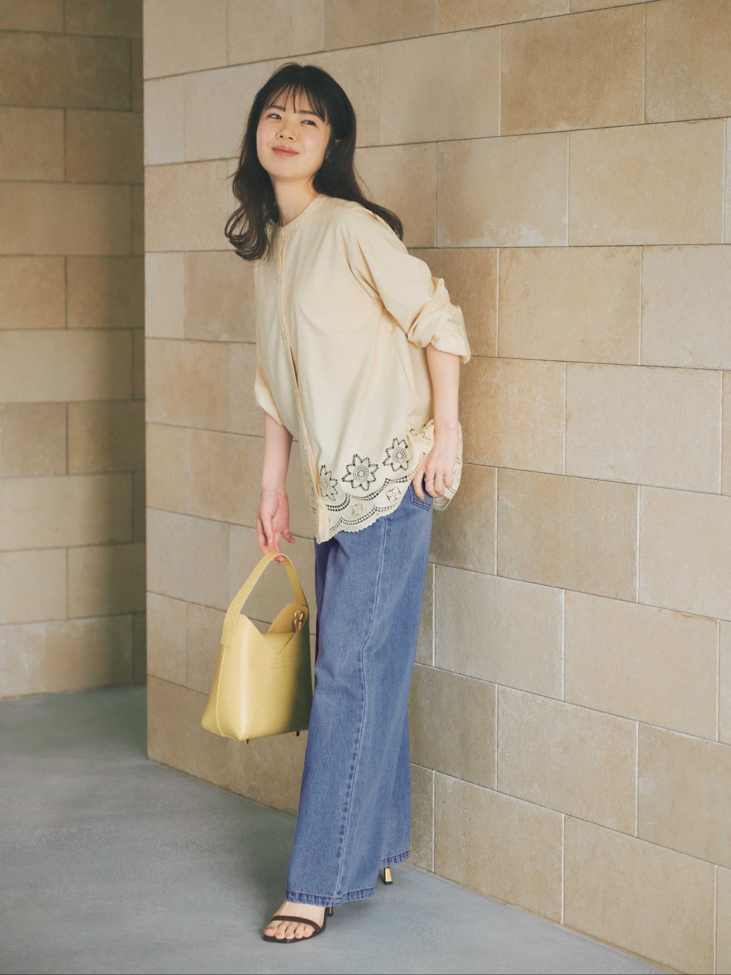 148cm | B:72 W:55 H:80 股下:68 | ワンサイズ着用