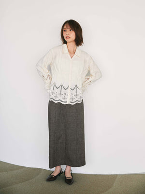 154cm | B:78 W:61 H:86 股下:67 | XS着用