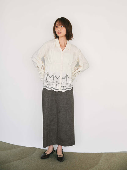 154cm | B:78 W:61 H:86 股下:67 | XS着用