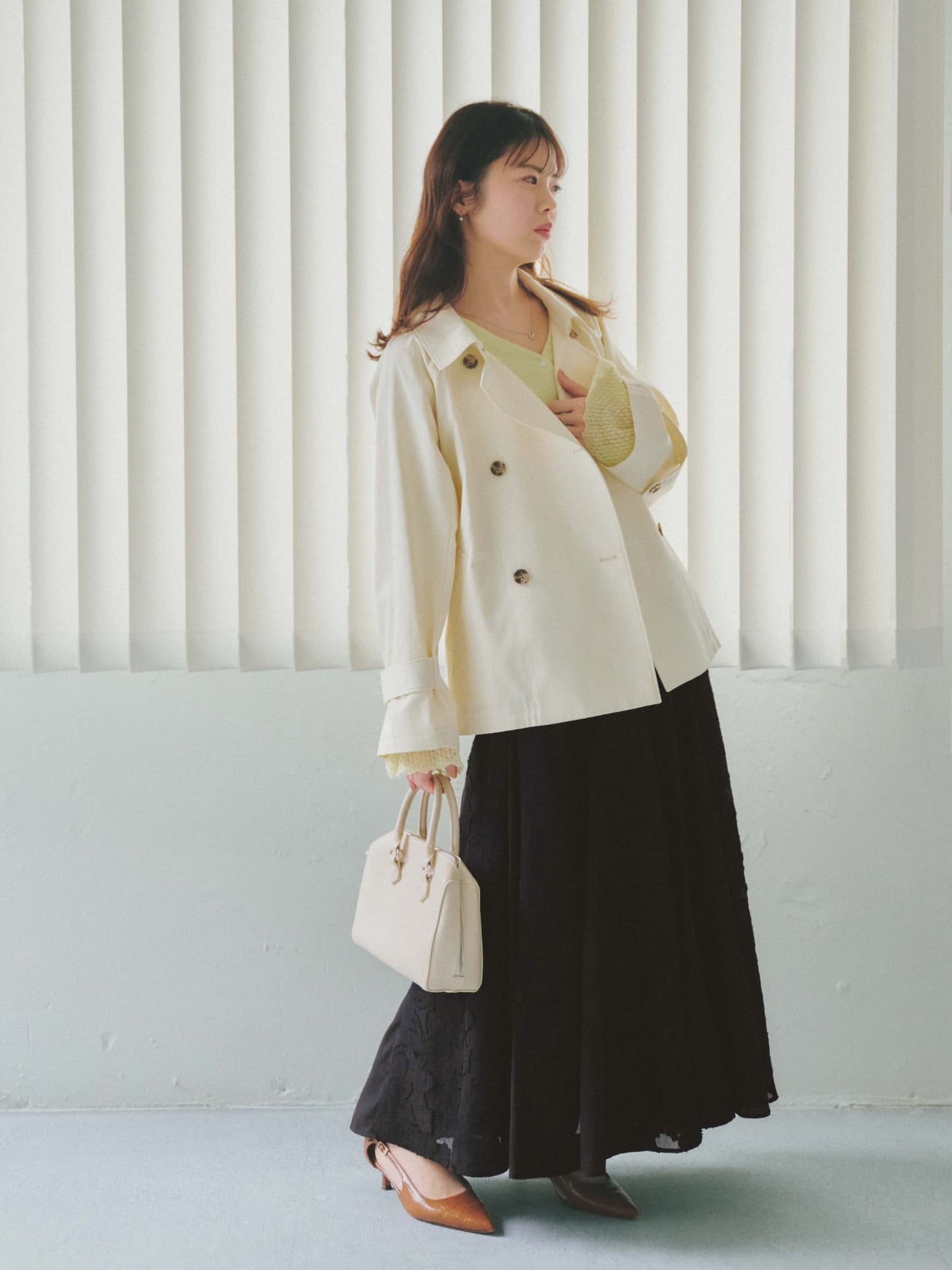 148cm | B:72 W:55 H:80 股下:68 | regular-XS着用