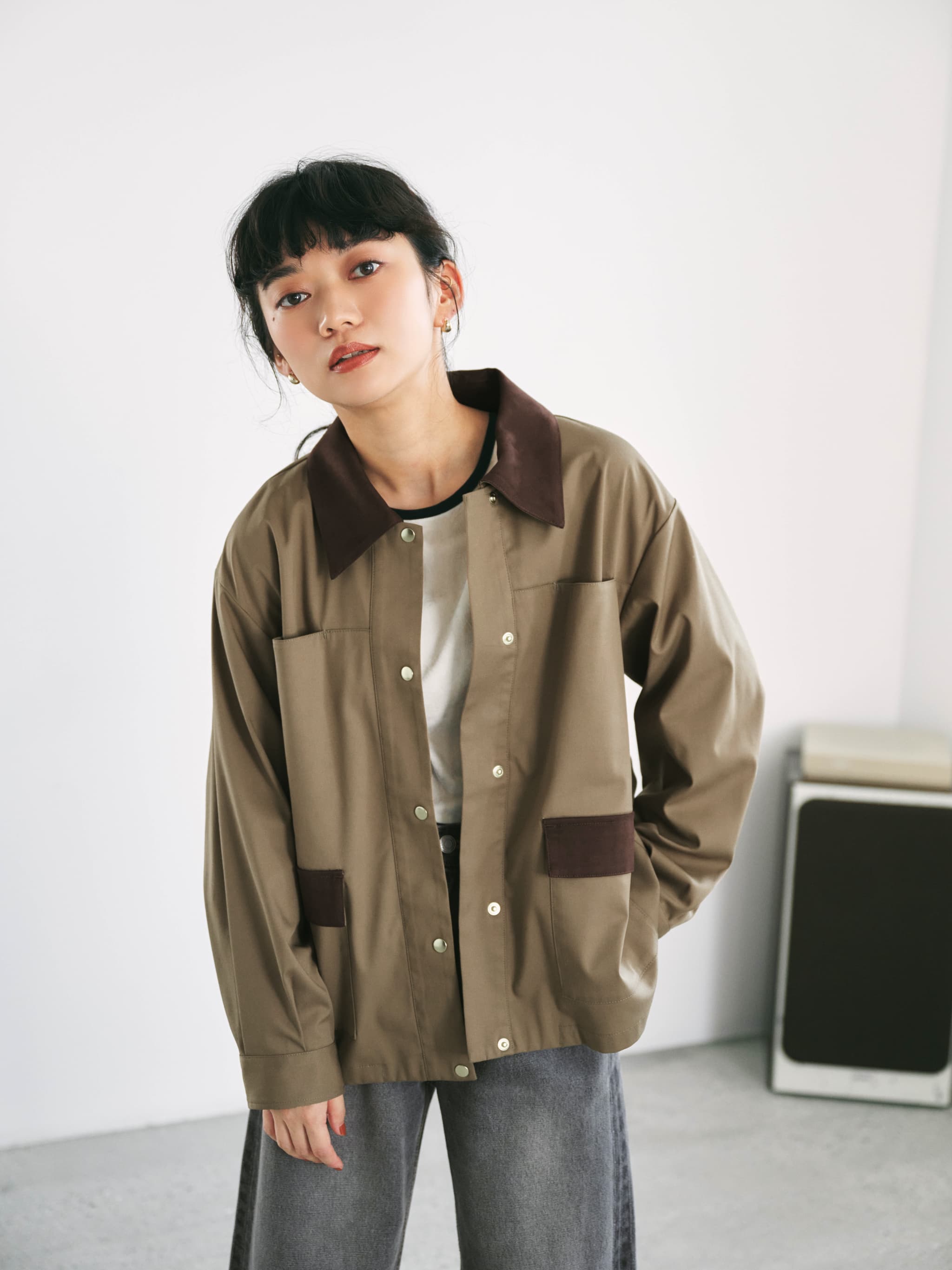 2wayカラーハンティングジャケット | 小柄・低身長女性向け