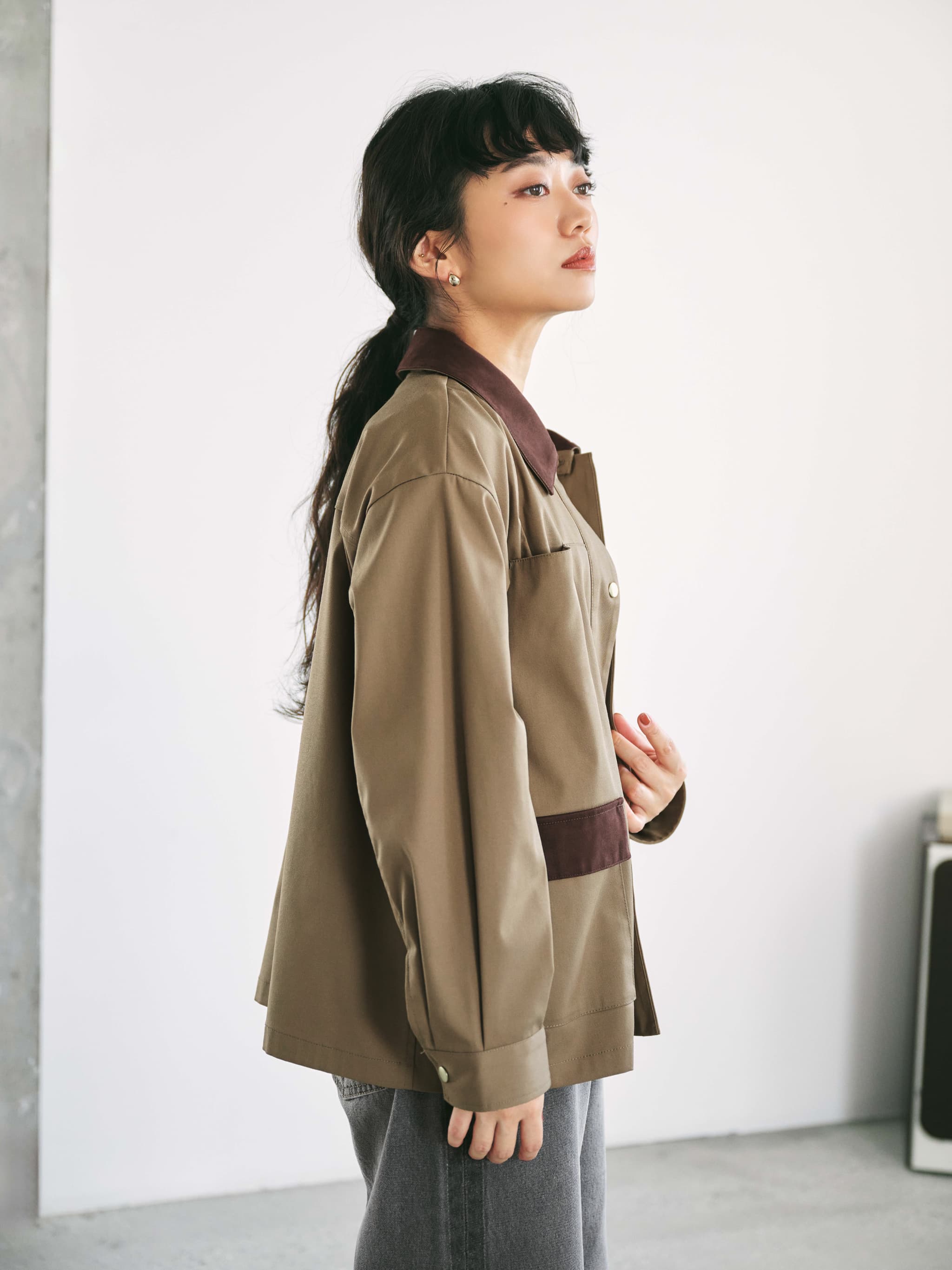 2wayカラーハンティングジャケット | 小柄・低身長女性向け