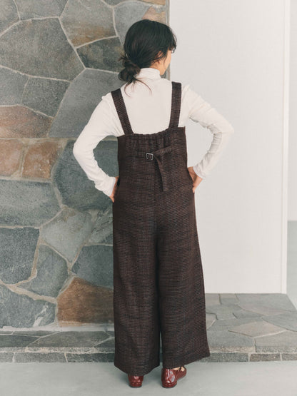 ラメミックスツイードサロペット　[通常]