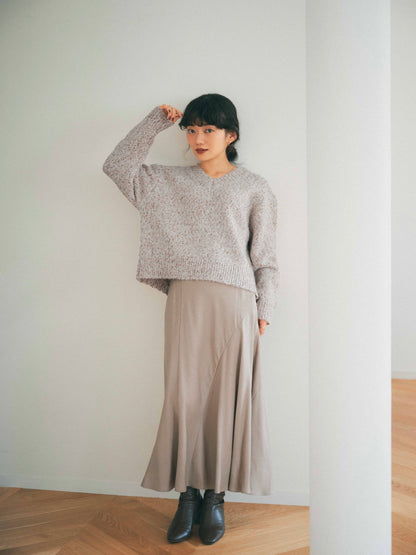 ヴィンテージライクミックスヤーンニット　[通常]