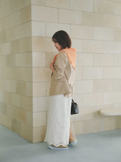 エンブロイダリージャンパースカート-short & regular　[通常]