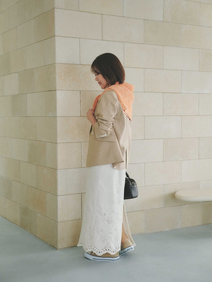 エンブロイダリージャンパースカート-short & regular　[通常]