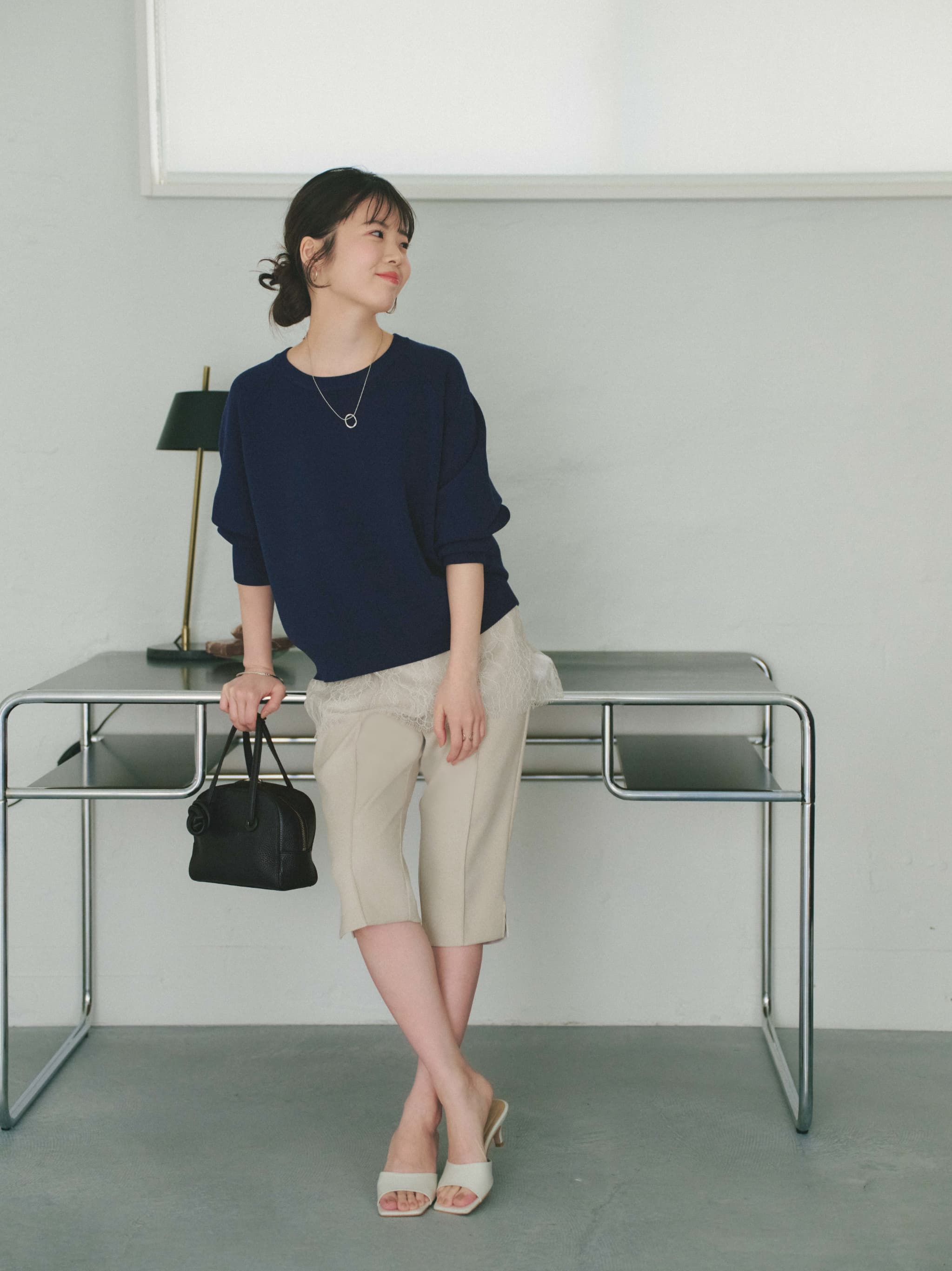 レースドッキングキャミソール | 小柄・低身長女性向けファッション