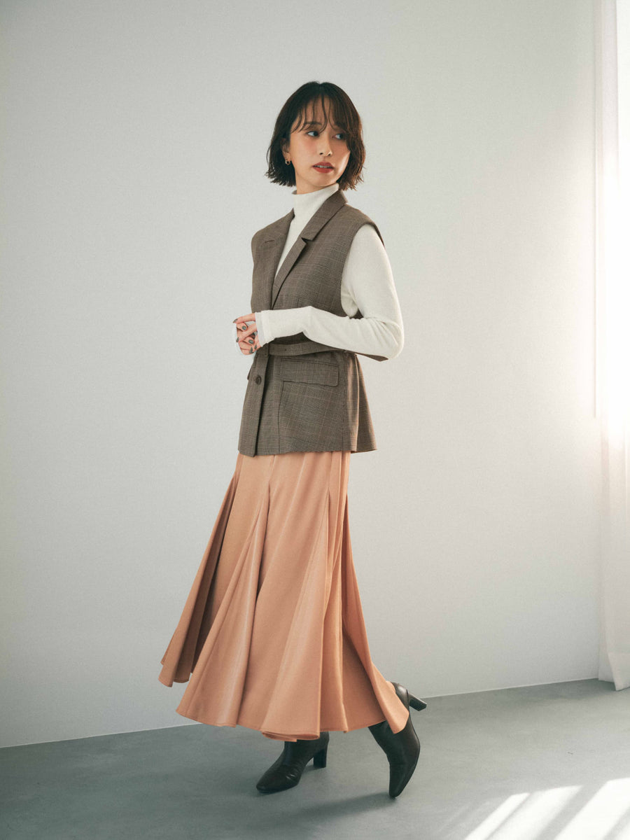 グロッシーボリュームフレアスカート　[通常]