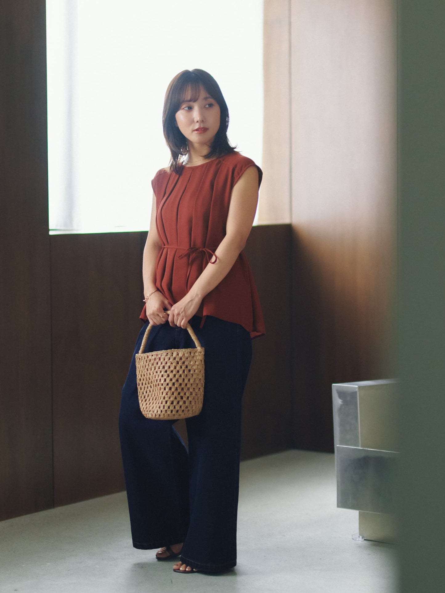 COHINA DENIM フレアワイド-short & regular　[通常]