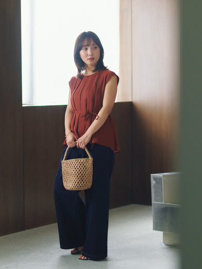 COHINA DENIM フレアワイド-short & regular　[通常]