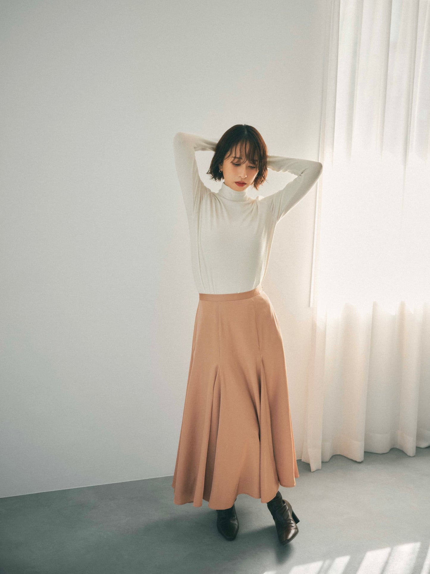 チュールドッキングウールテレコトップス　[通常]