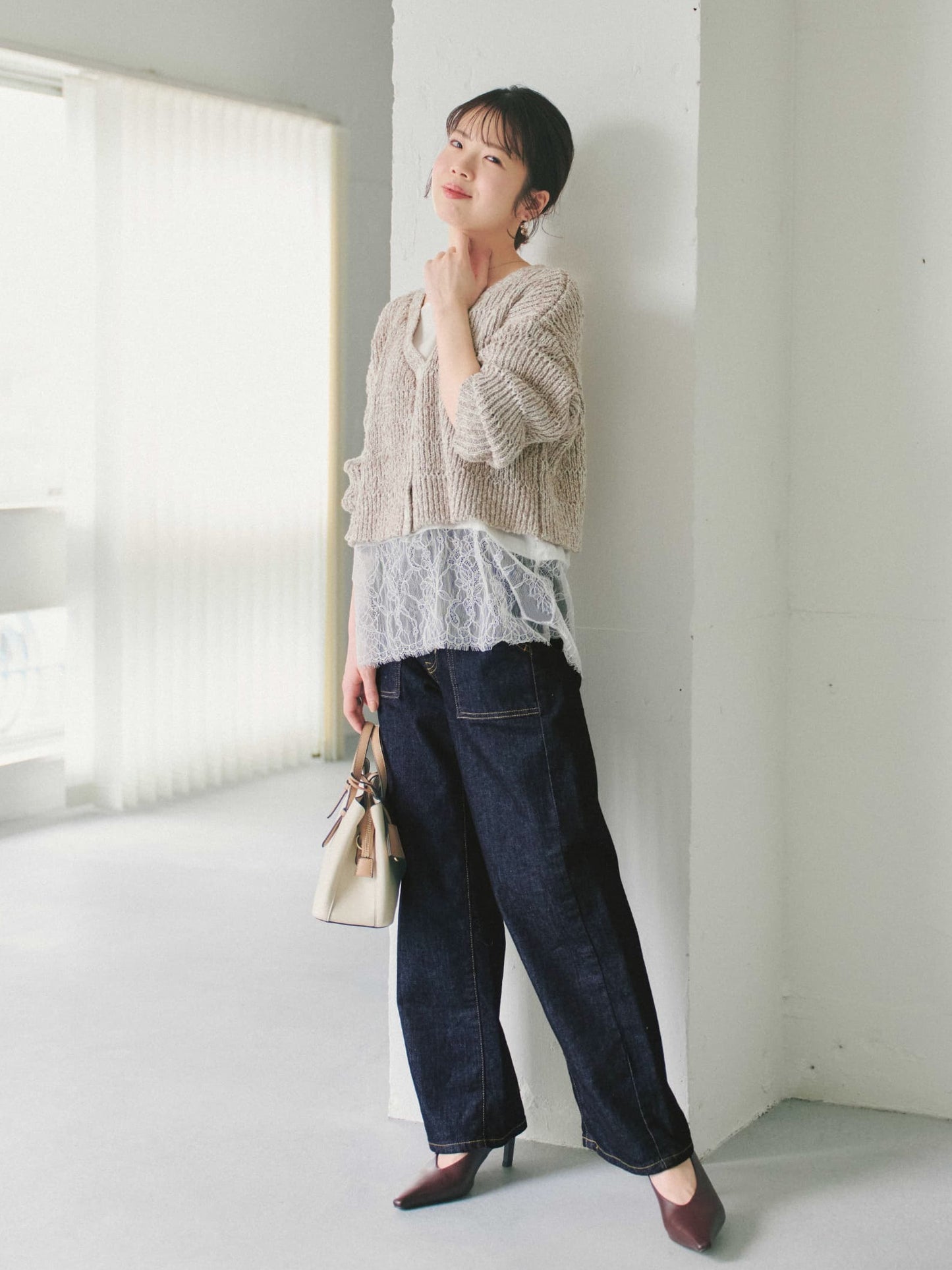 148cm | B:72 W:55 H:88 股下:68 | regular-XS着用