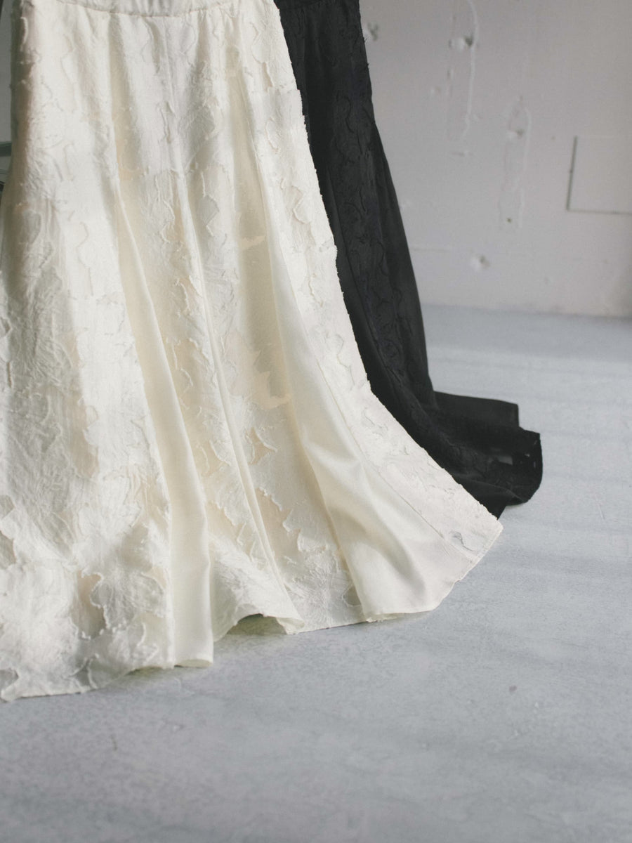 シアージャカードフレアスカート-short & regular　[通常]