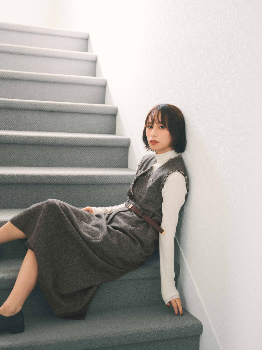 154cm | B:78 W:61 H:86 股下:67 | regular着用