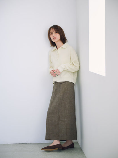 スキッパースウェットプルオーバー　[通常]