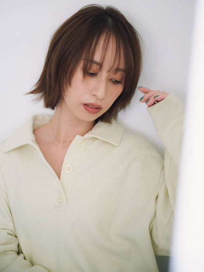 スキッパースウェットプルオーバー　[通常]