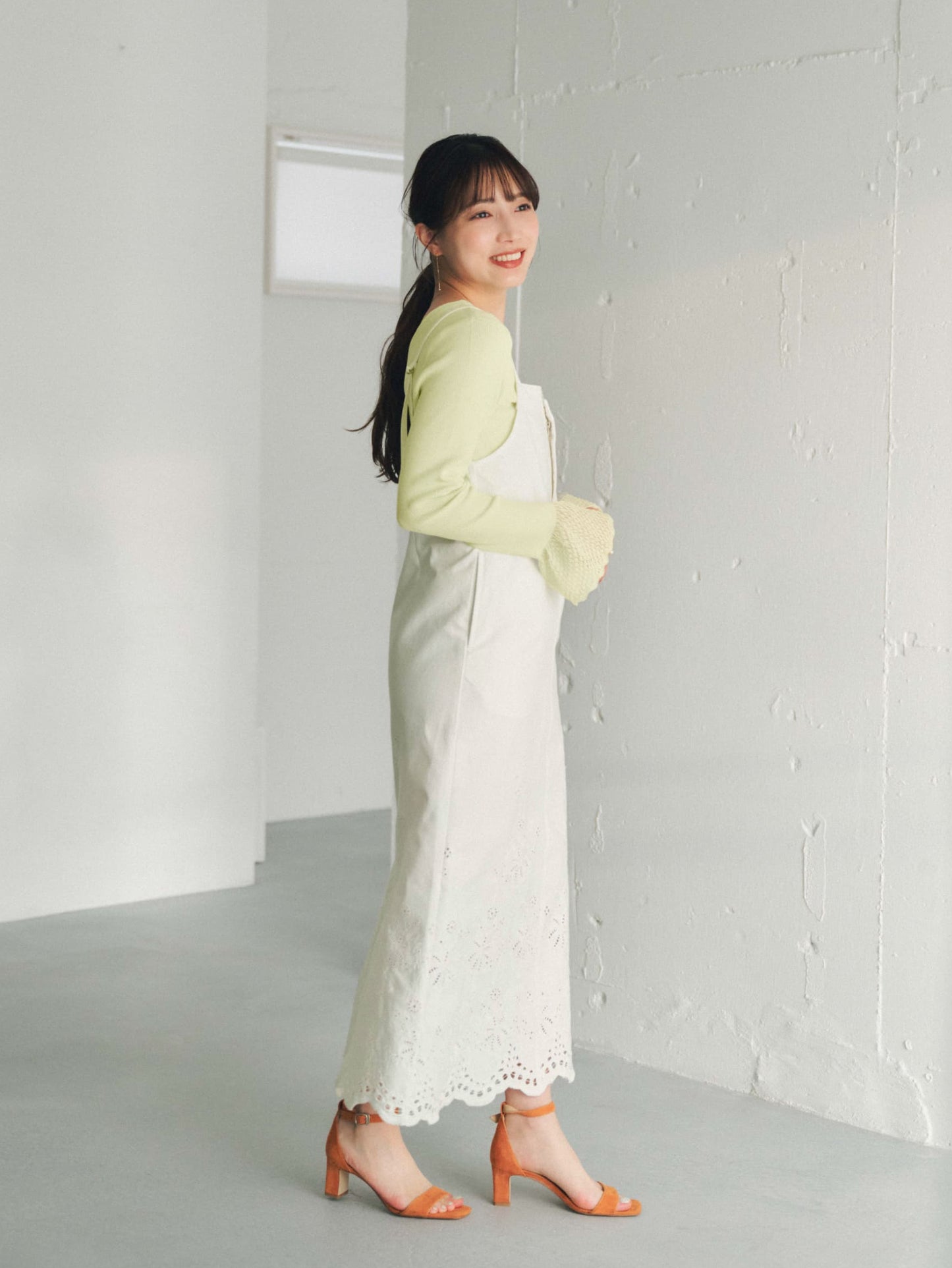 2wayレースぺプラムトップス　[通常]