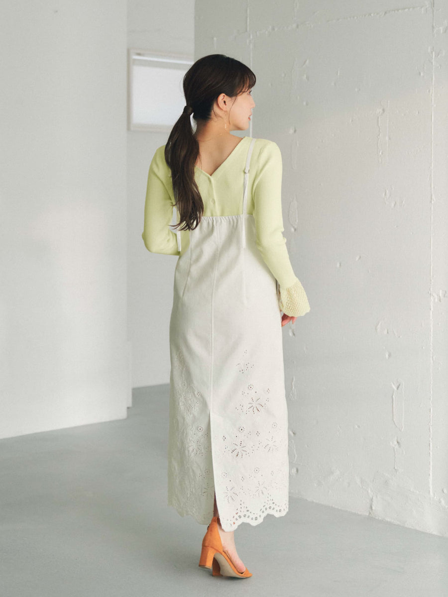 2wayレースぺプラムトップス　[通常]