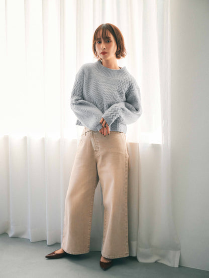 アシメフロントデニム-short & regular　[通常]