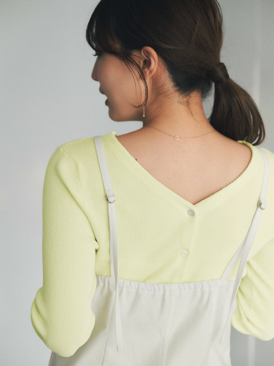 エンブロイダリージャンパースカート-short & regular　[通常]