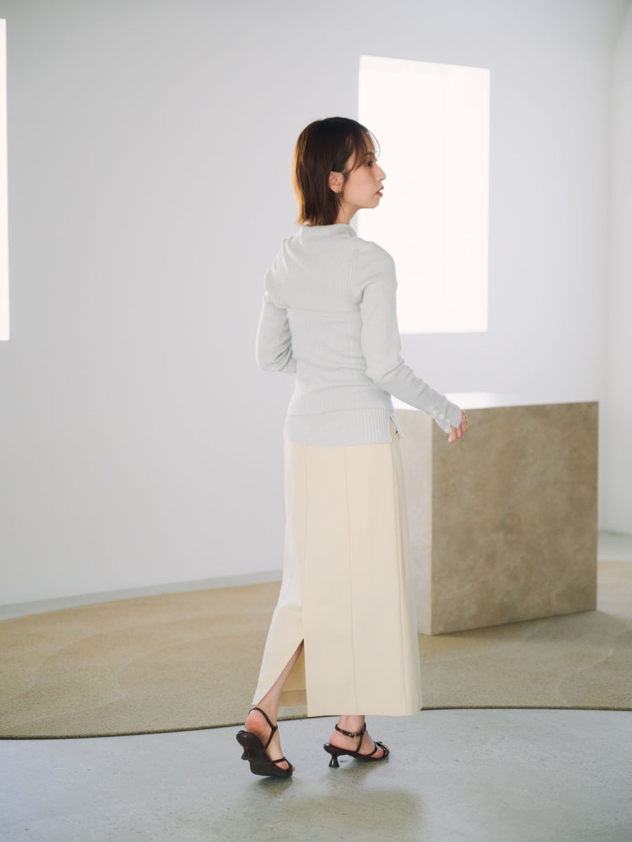 ナローベルトポケットデザインスカート　[通常]