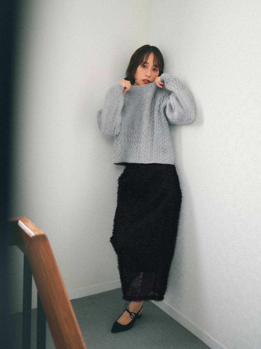 パターンミックスニット　[通常]