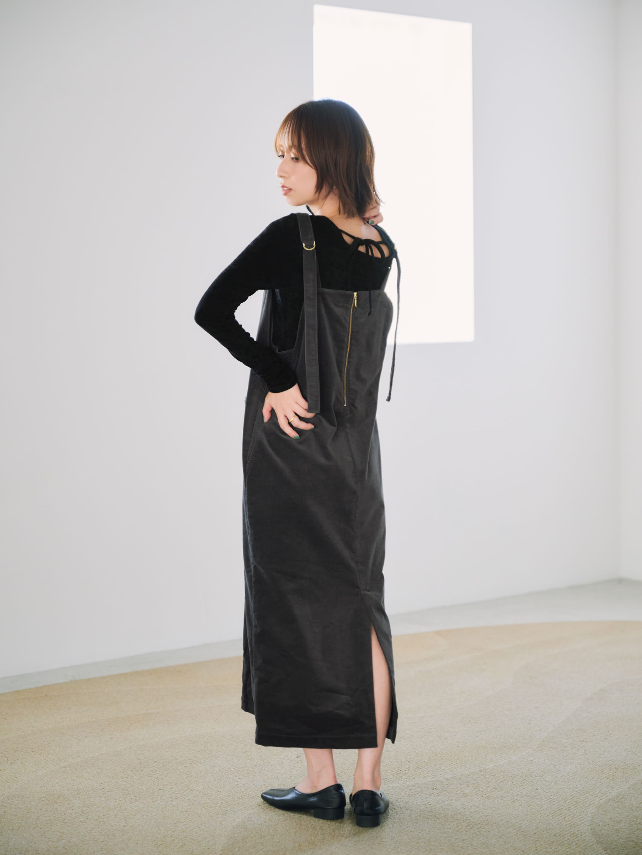 【COHINA】2wayジレジャンパースカート 2wayジレジャンパースカート | 小柄・低身長女性向けファッション通販