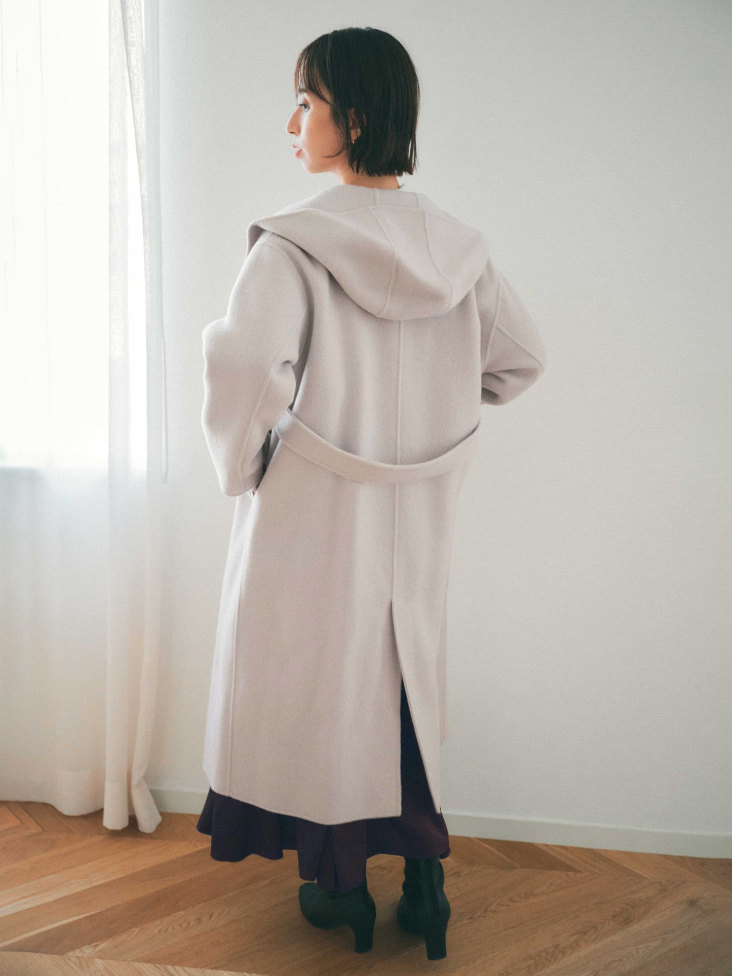 フーディーリバーロングコート　[通常]