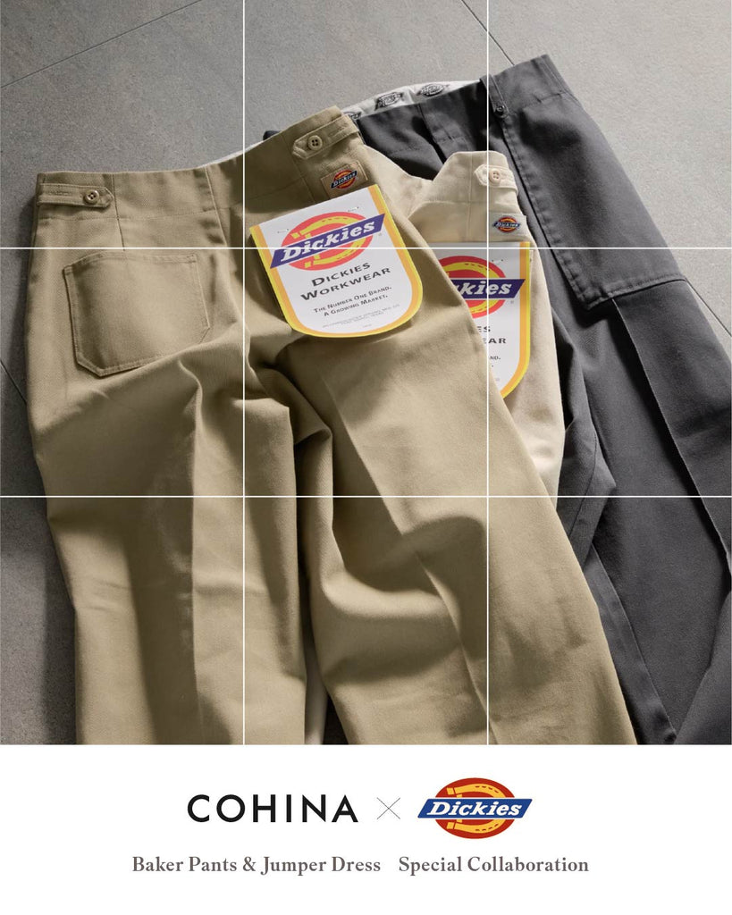COHINA × Dickies®︎ -Baker Pants & Jumper Dress-
