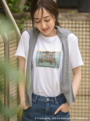 【GOOD ROCK SPEED】＜LIFE＞ flower photo Tシャツ　[通常]