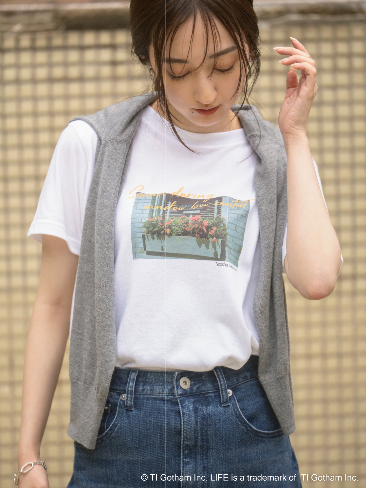 【GOOD ROCK SPEED】＜LIFE＞ flower photo Tシャツ　[通常]