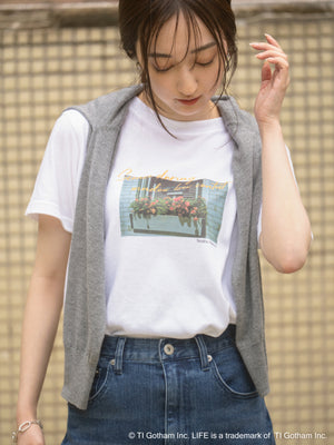 【GOOD ROCK SPEED】＜LIFE＞ flower photo Tシャツ　[通常]