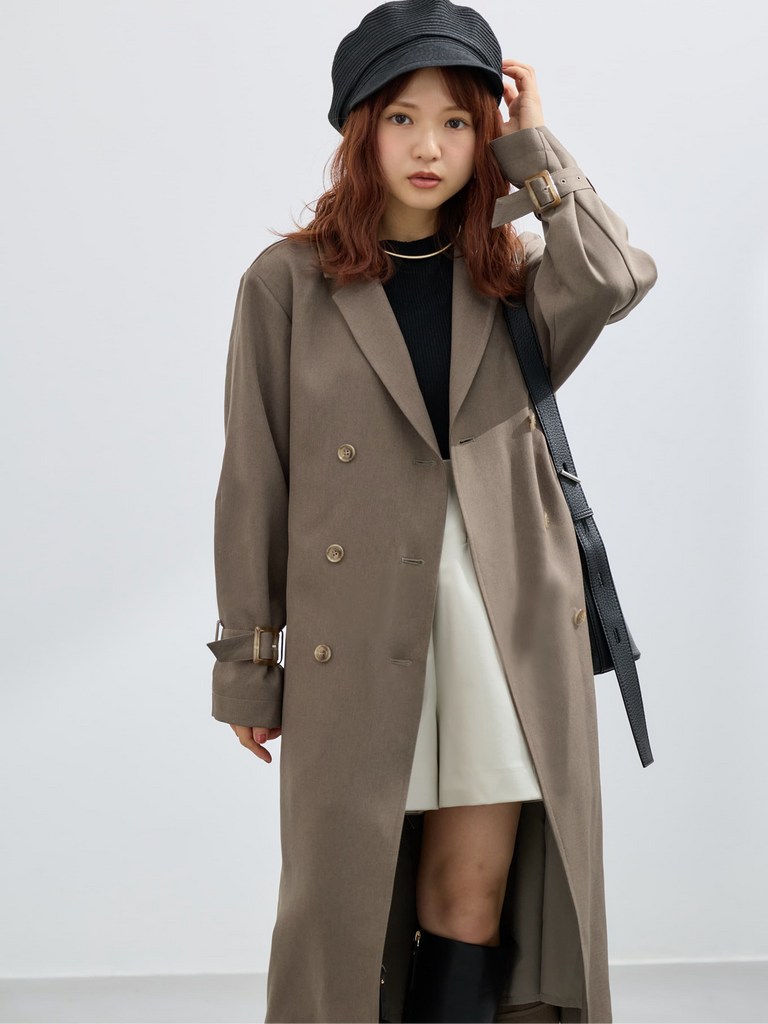 COHINA PRIMARY vol.2 Basic Fluid Trench Coat Autumn