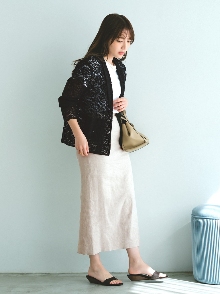 ぴったりサイズで叶う！春の大人好印象コーデ