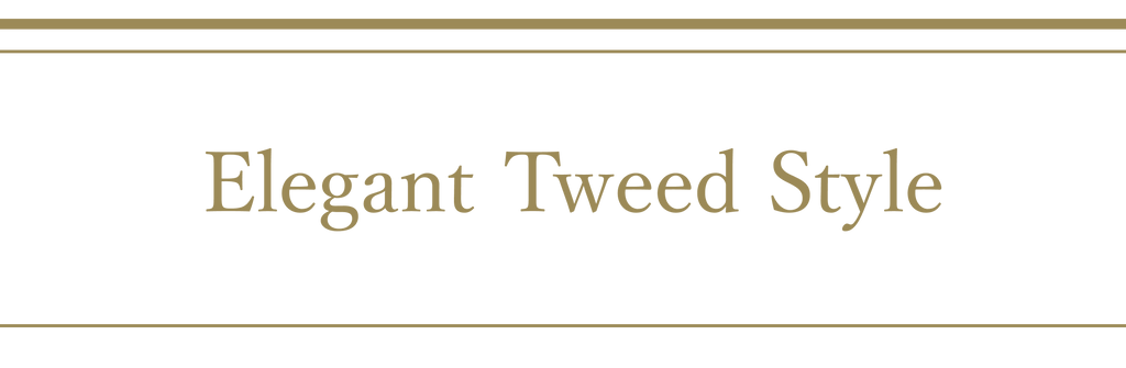 シーン別で楽しむ 華やかツイードスタイル