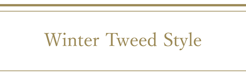シーン別で楽しむ 冬のツイードスタイル