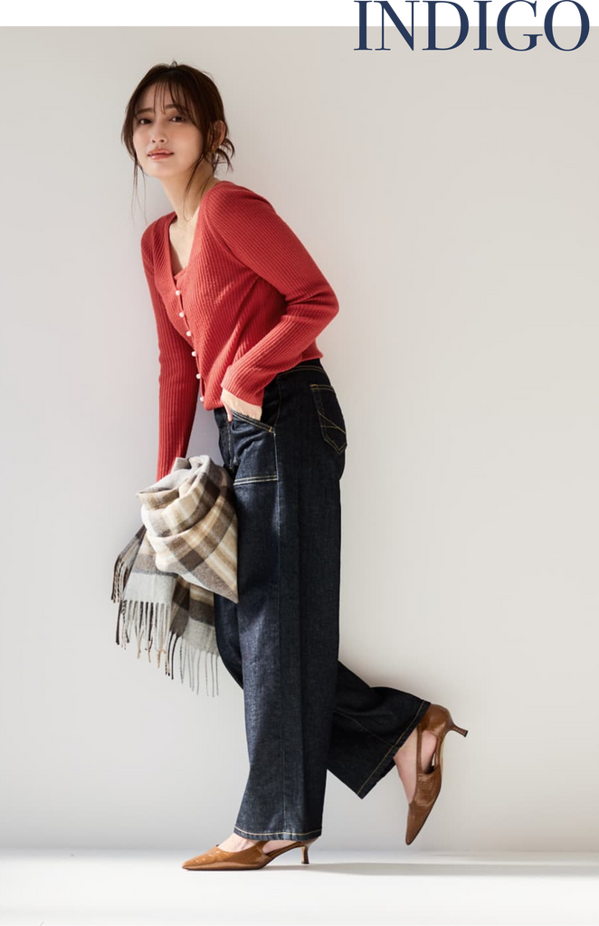 COHINA×SOMETHING Back-Tuck Denim Skirt ＆ Baker Straight Denim