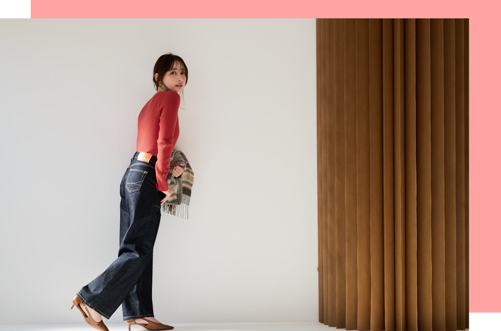 COHINA×SOMETHING Back-Tuck Denim Skirt ＆ Baker Straight Denim