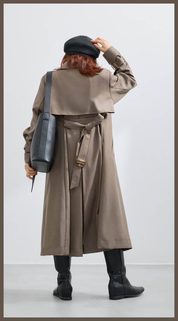 COHINA PRIMARY vol.2 Basic Fluid Trench Coat Autumn
