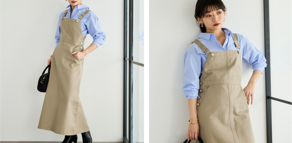 COHINA × Dickies®︎ -Baker Pants & Jumper Dress-