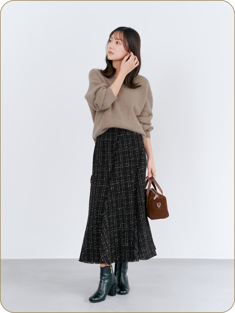 シーン別で楽しむ 冬のツイードスタイル