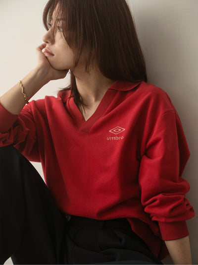 【COHINA ×UMBRO】スキッパーライトスウェット