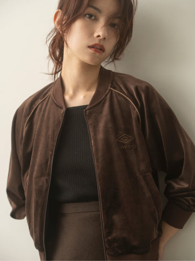 【COHINA ×UMBRO】ベロアジャケット
