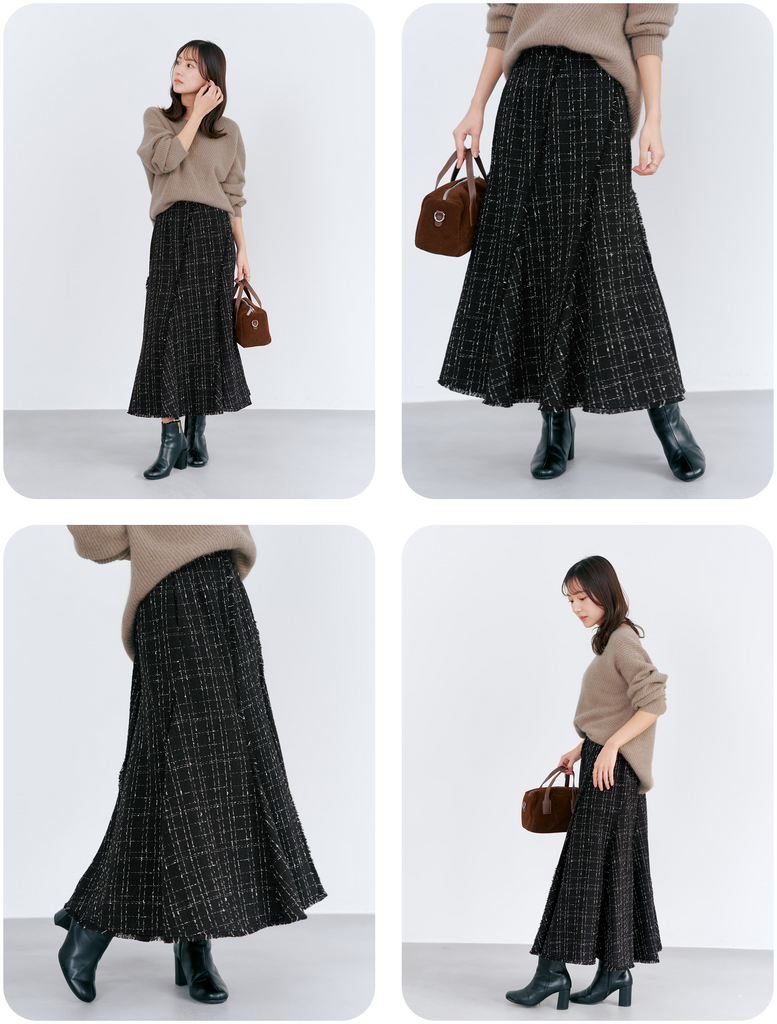 シーン別で楽しむ 冬のツイードスタイル