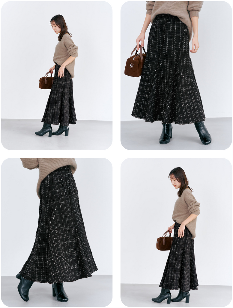 シーン別で楽しむ 冬のツイードスタイル