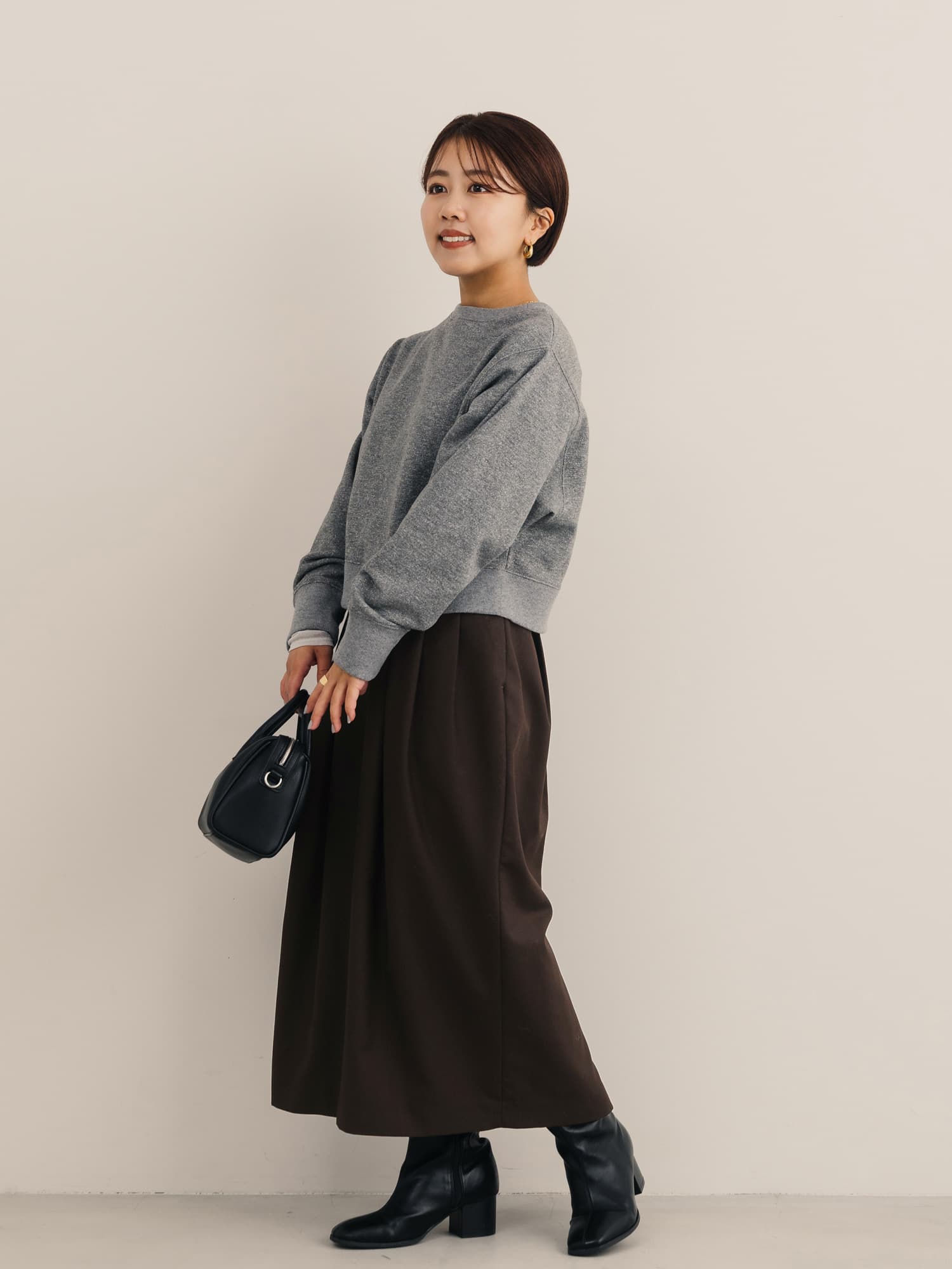 コヒナCOHINA　タックコクーングルカスカート-short & regular タックコクーングルカスカート-short & regular | 小柄・低身長