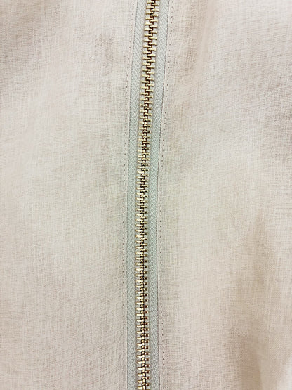 シアーギャザージップブルゾン　[通常]