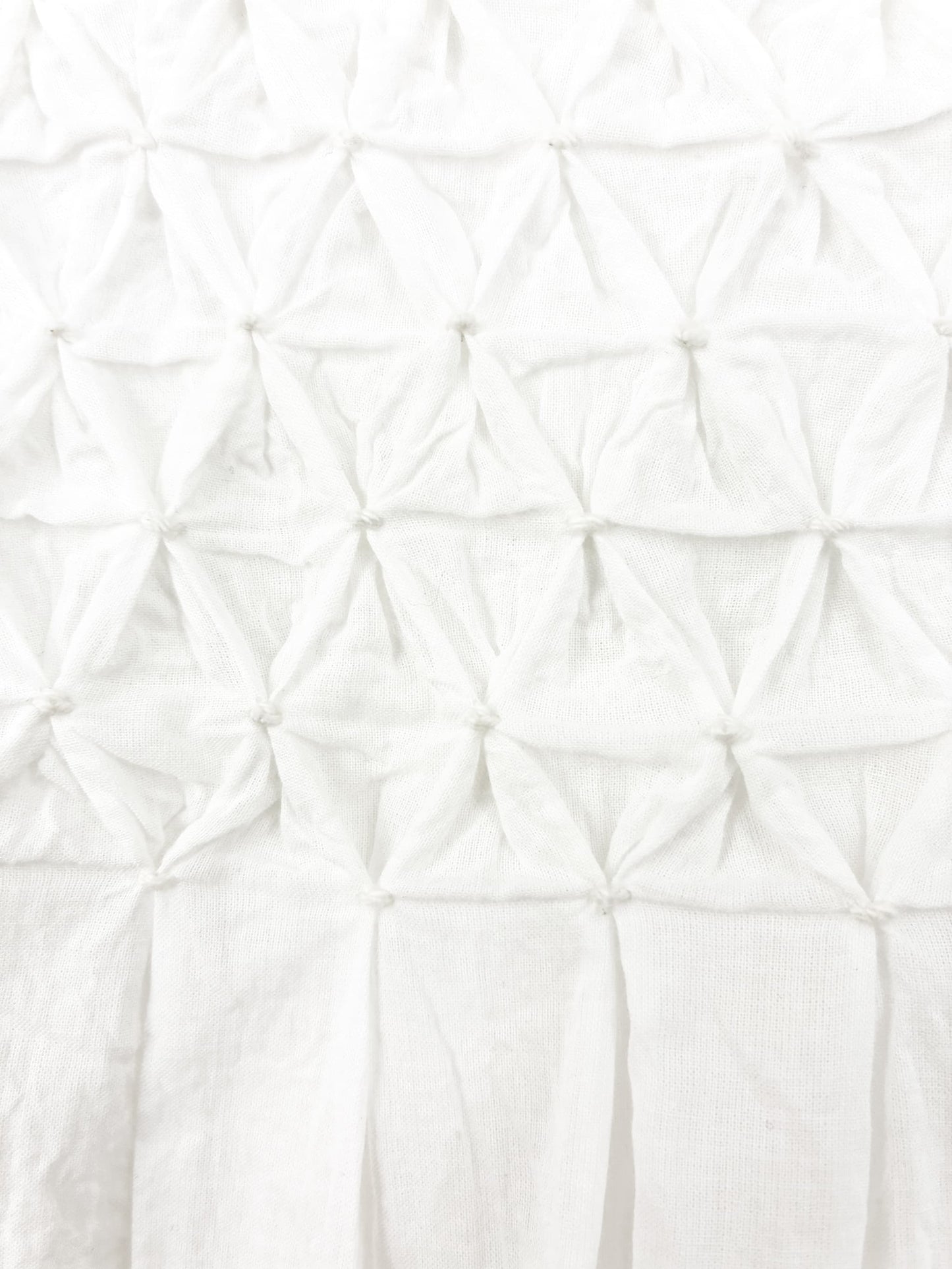 【手洗い可】【Made in India】スモッキングデザインワンピース-short & regular　[通常]