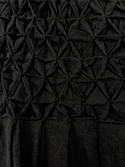 【手洗い可】【Made in India】スモッキングデザインワンピース-short & regular　[通常]