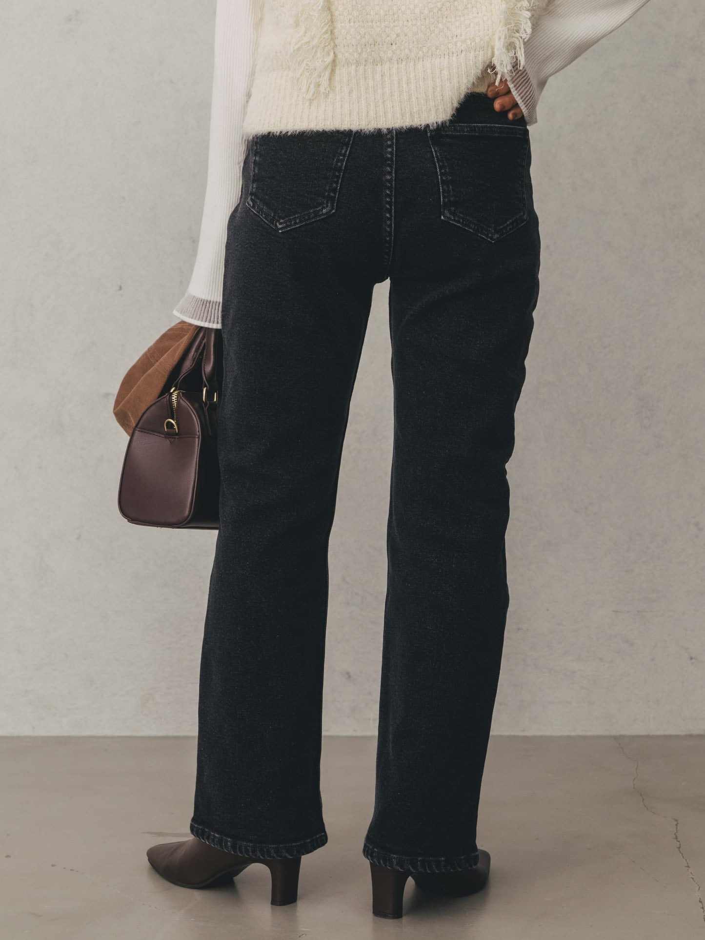 ウォームブーツカットデニム-short & regular　[通常]